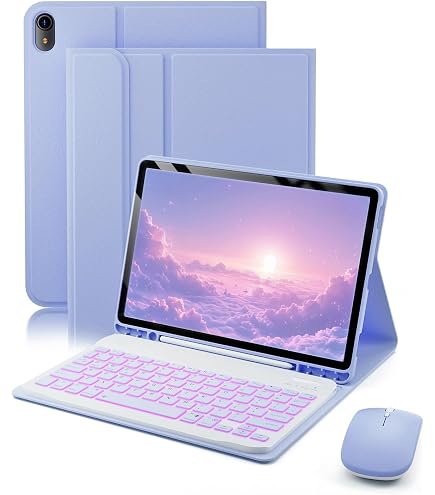 Amazon.com: MMK for iPad 11th 10th Generation Case with Keyboard
